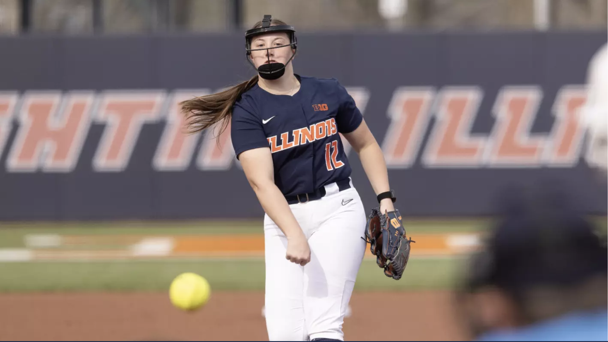 Illinois pitcher Karley Yergler threw five strikeouts in the win against Valparaiso.